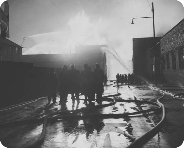 83 Cheapside Street - Engulfed in Flames - Smoke and Alcohol Vapour