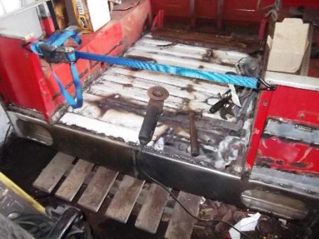 Fabrication commences at the back end Fabrication commences at the back end