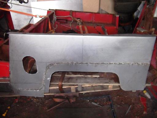 Body Side Panel Fabricated and Fitted Body Side Panel Fabricated and Fitted