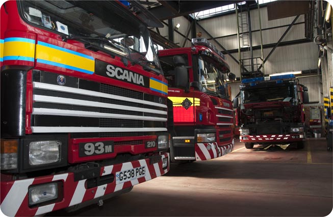 Scania Water Tender Ladder