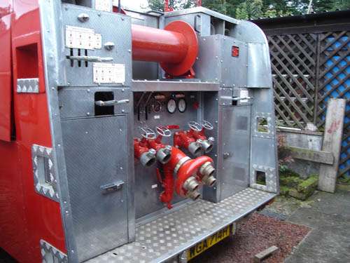 Aluminium Panels Polished Up Dennis Mk.2 F46A Scoosher