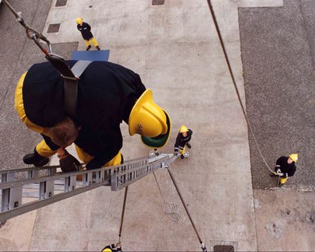 Live Ladder Rescue Drill
