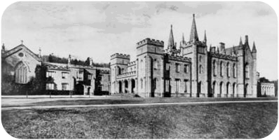 An Old Picture Of The Majestic Rossie Priory Rossie Priory