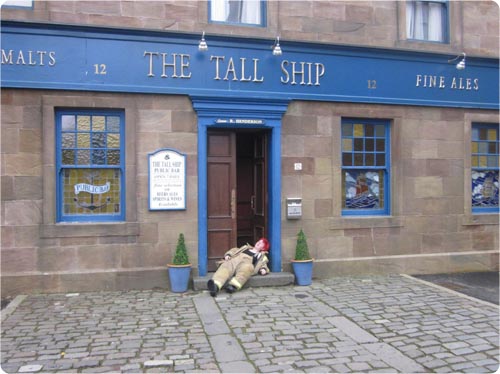 Our Erin tries her acting skills or was it a Dram?