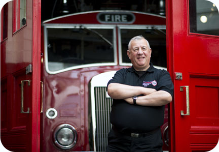 Heritage Trust Chairman Dave Adam with Museum Doors Open