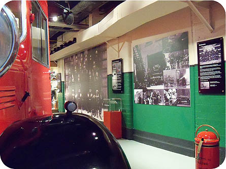 Visitors first view of inside the Museum