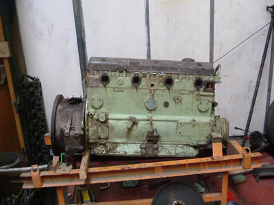 Replacement Engine Assembly Commenced