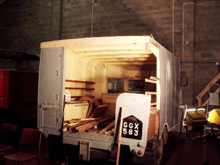 Offside Panels and Supports Removed