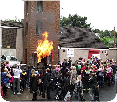 A Favourite at our events is the Burning Chip Fryer Demo