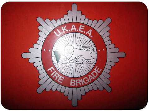 U.K.A.E.A Fire Brigade Badge